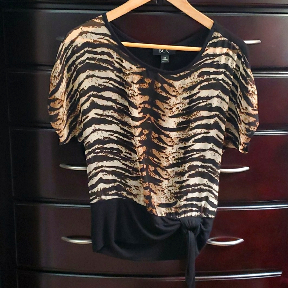 BCX Animal Print blouse